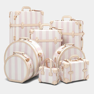 The Illustrator - Pink Check In Spinner Check In Spinner Steamline Luggage 