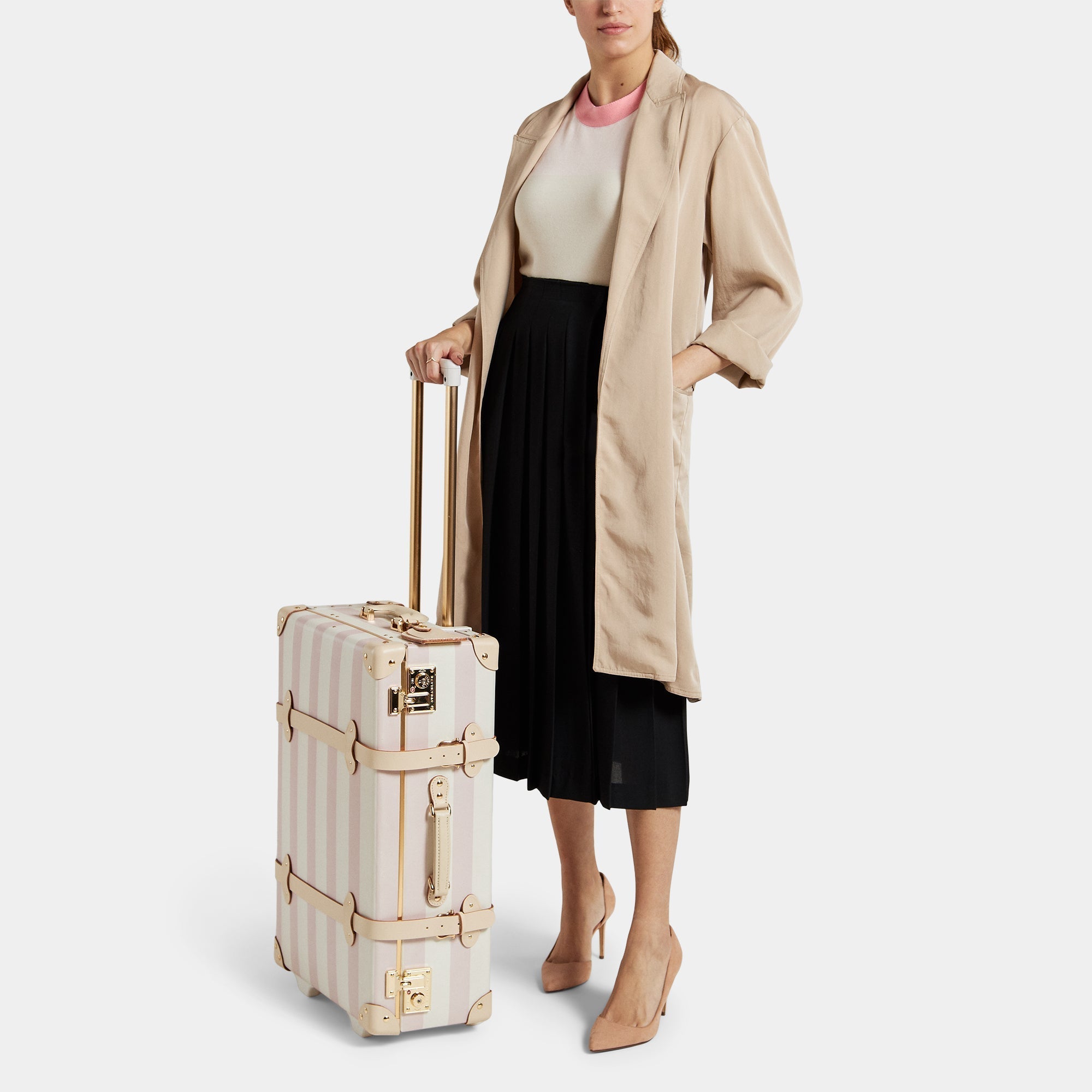 The Illustrator - Pink Stowaway Stowaway Steamline Luggage 