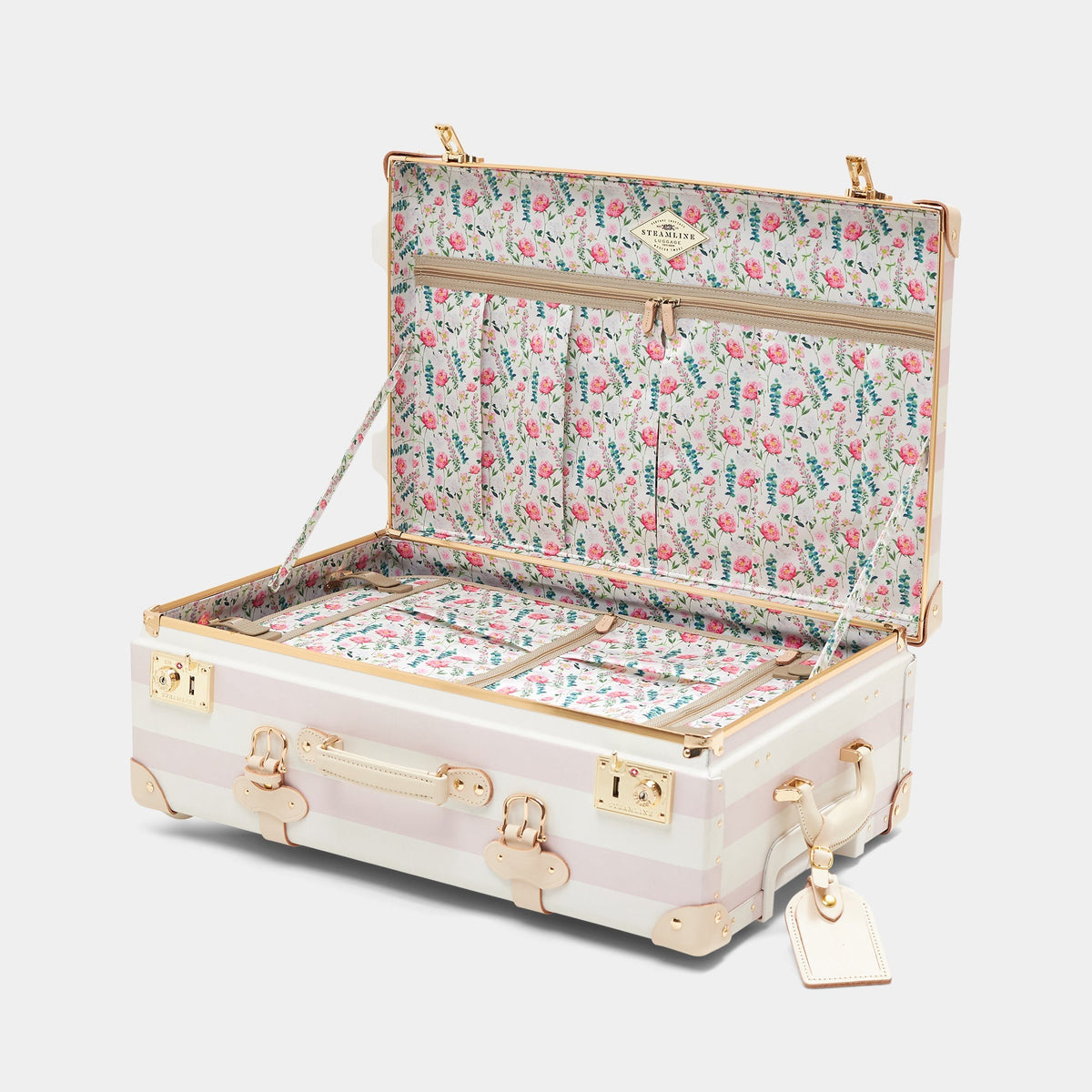 The Illustrator - Pink Stowaway Stowaway Steamline Luggage 