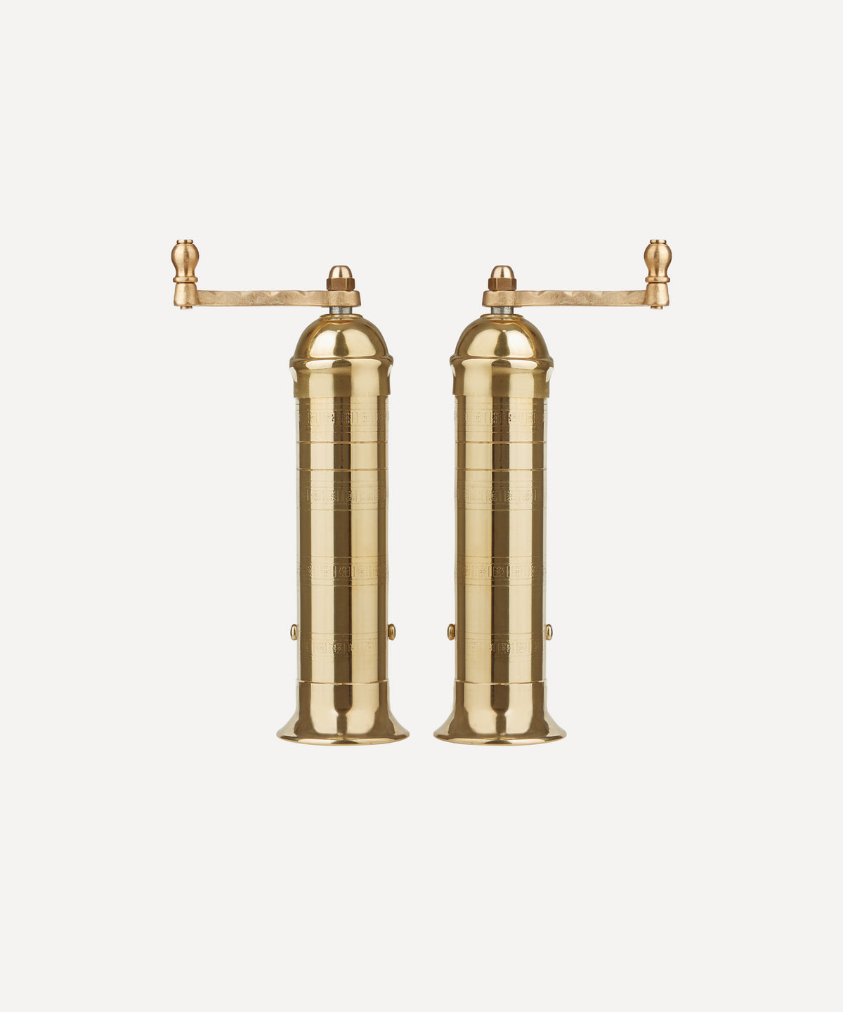 REBECCA UDALL Brass salt & Pepper mill set