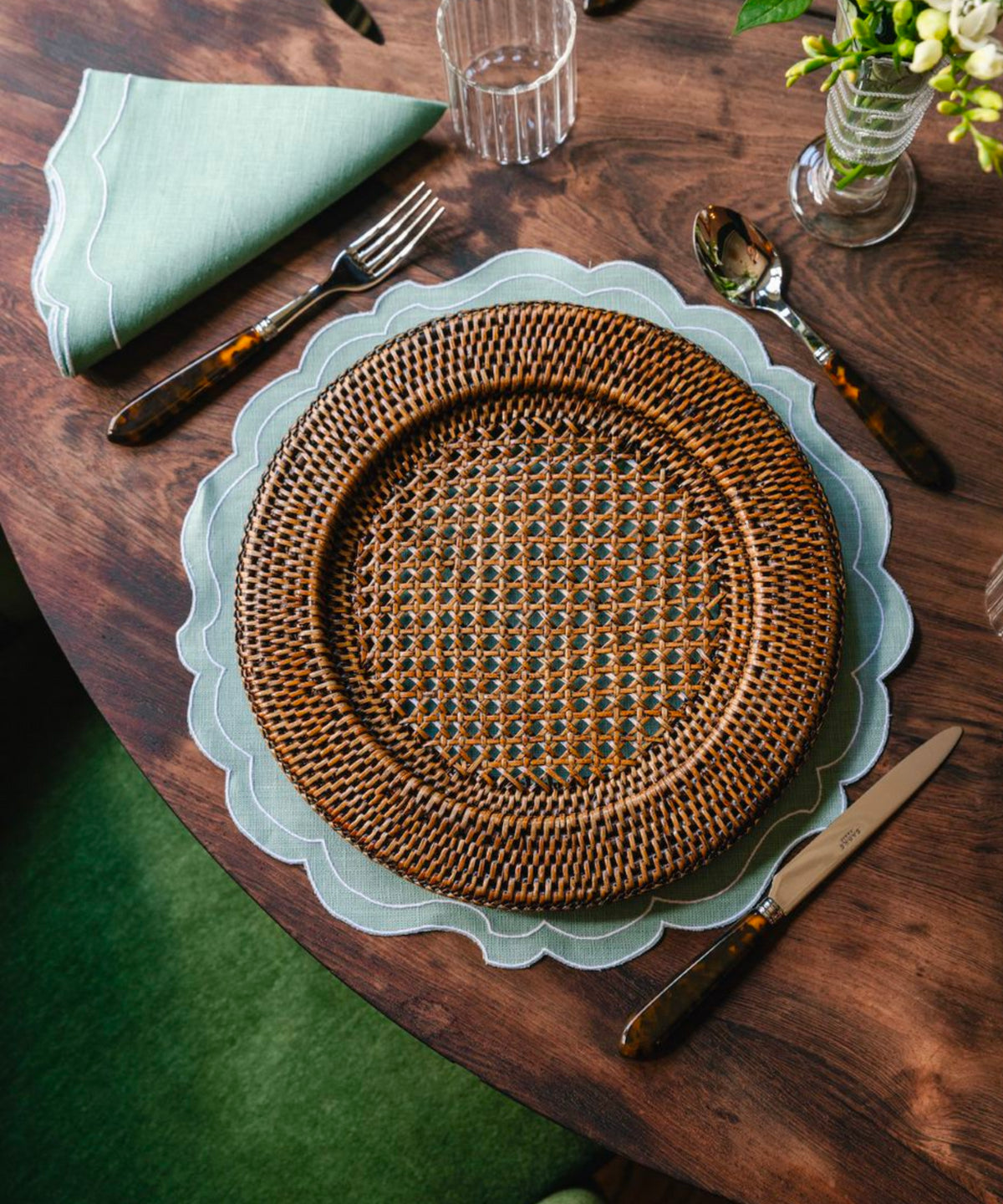 Rattan Charger Plate