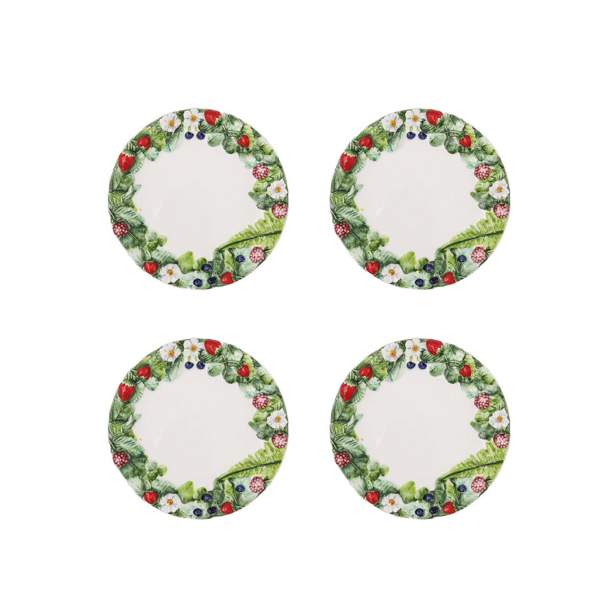 Frutti Di Bosco Side Plate, Set of 4 - Skye McAlpine Tavola