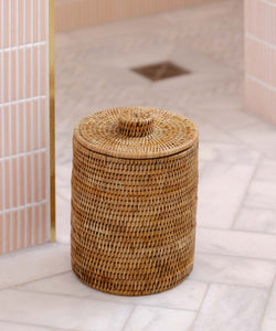 Rattan Bathroom Bin