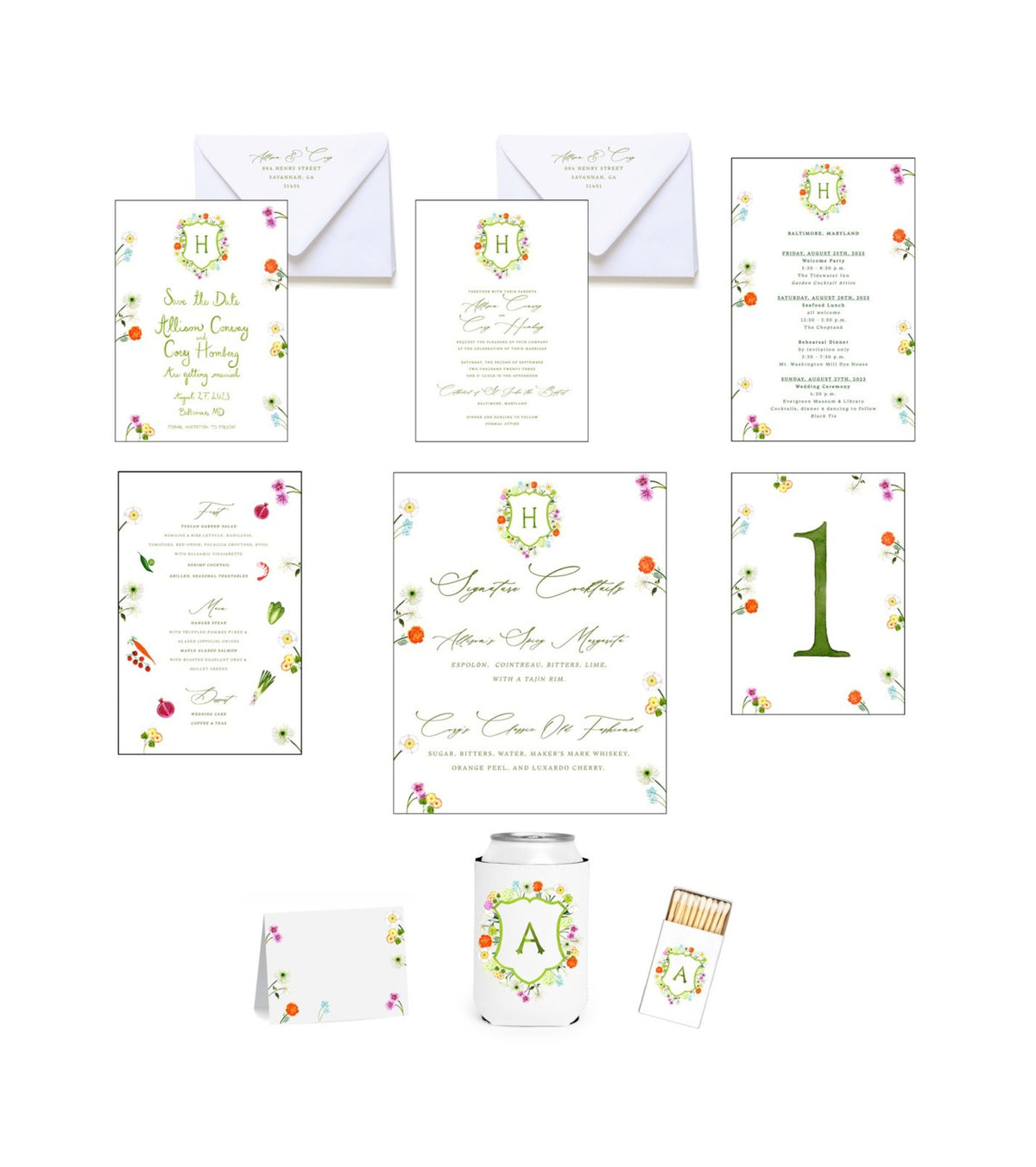 Personalized Wedding Invitation Bundle