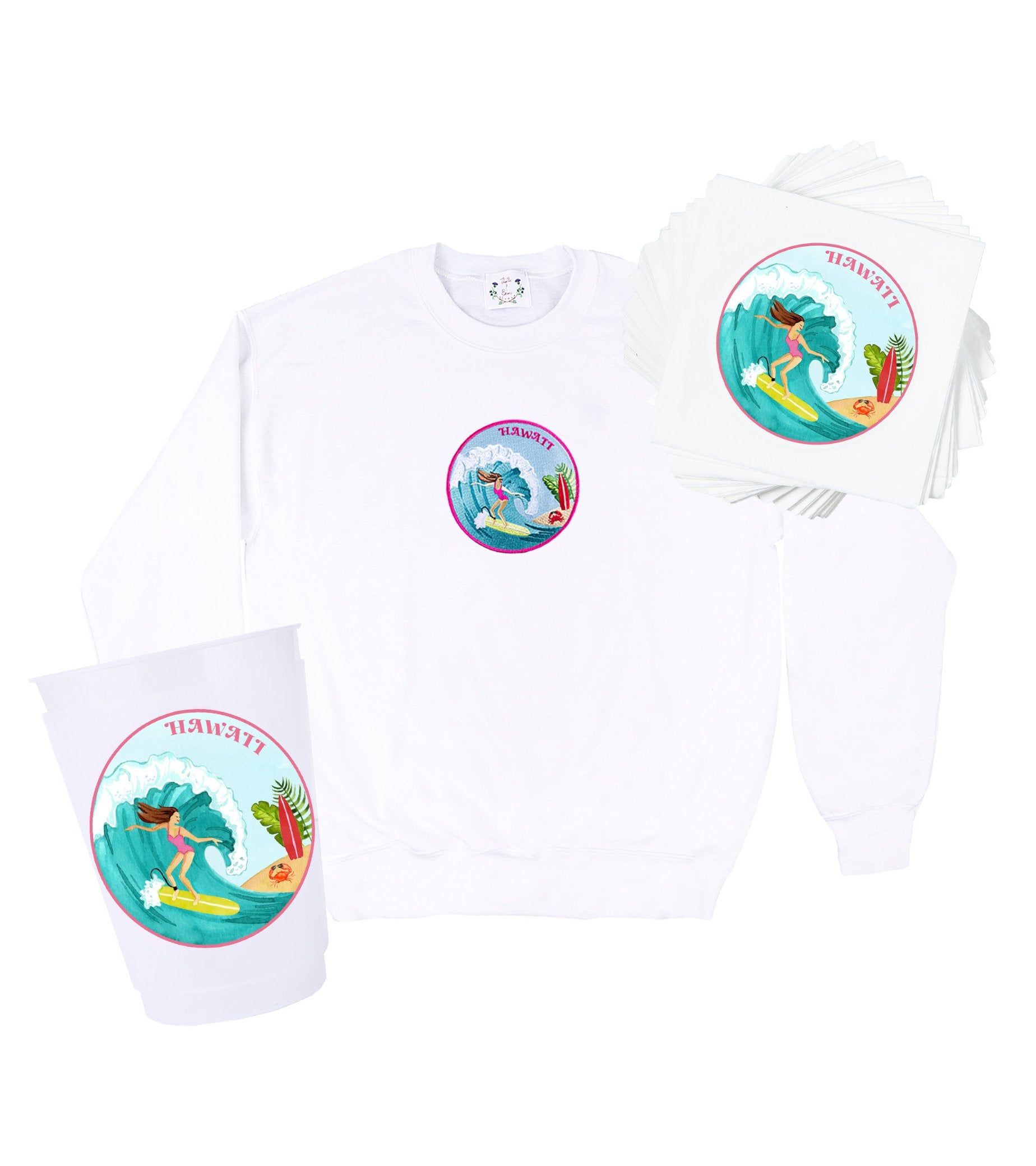 Surfing Crest Bachelorette Bundle