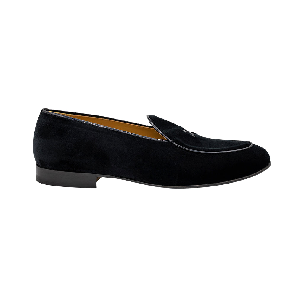 Men's Black Velvet Milano Loafer