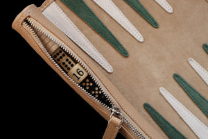 Travel Backgammon Board Tan Neutral