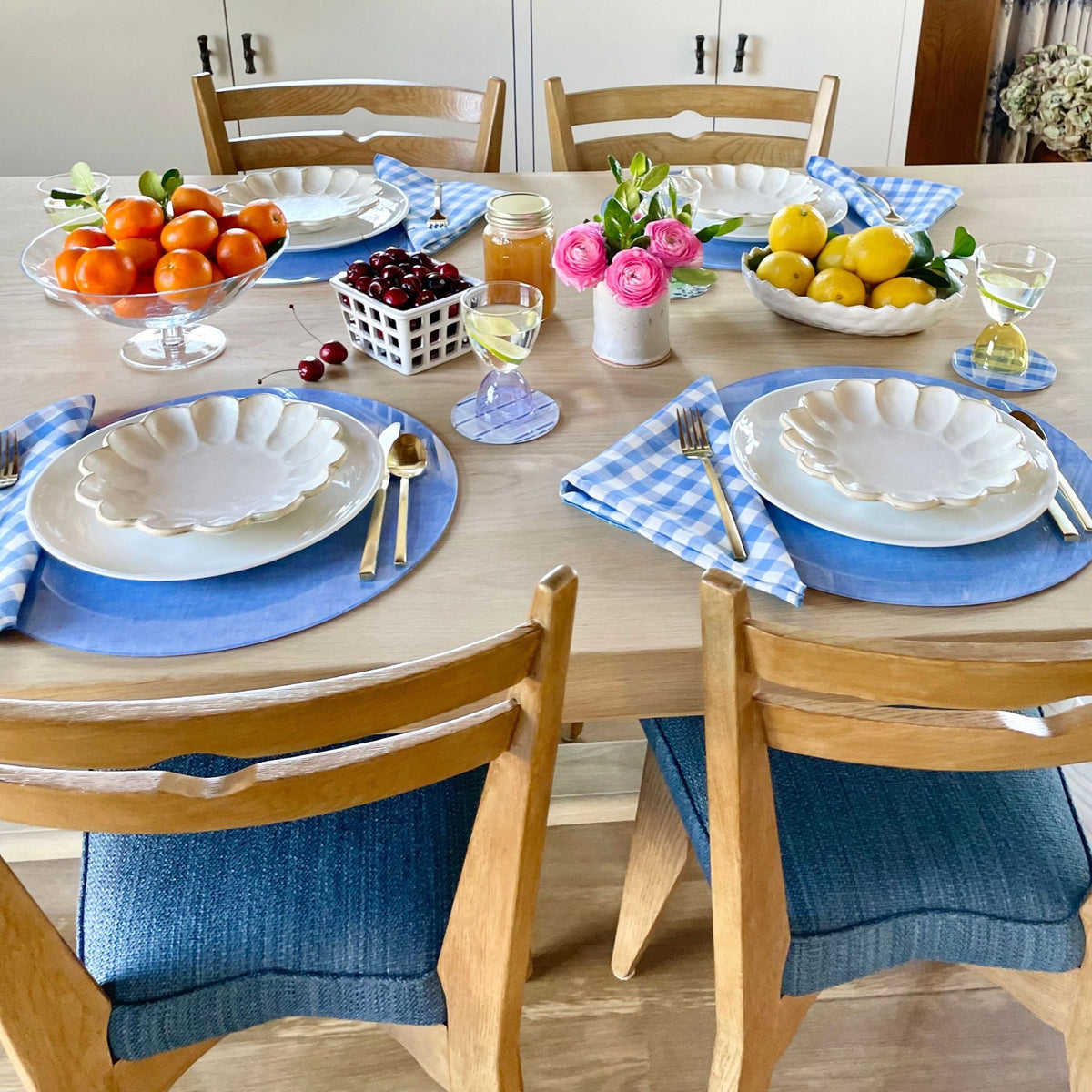 Campbell Blue Chambray Placemat