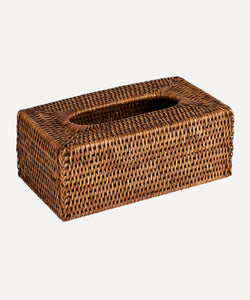 Rattan Tissue Box Cover