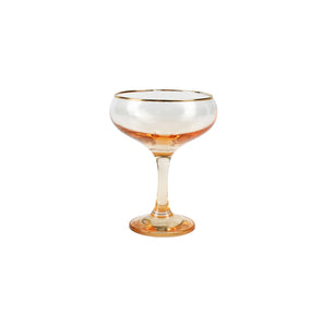 Rainbow Coupe Champagne Glass