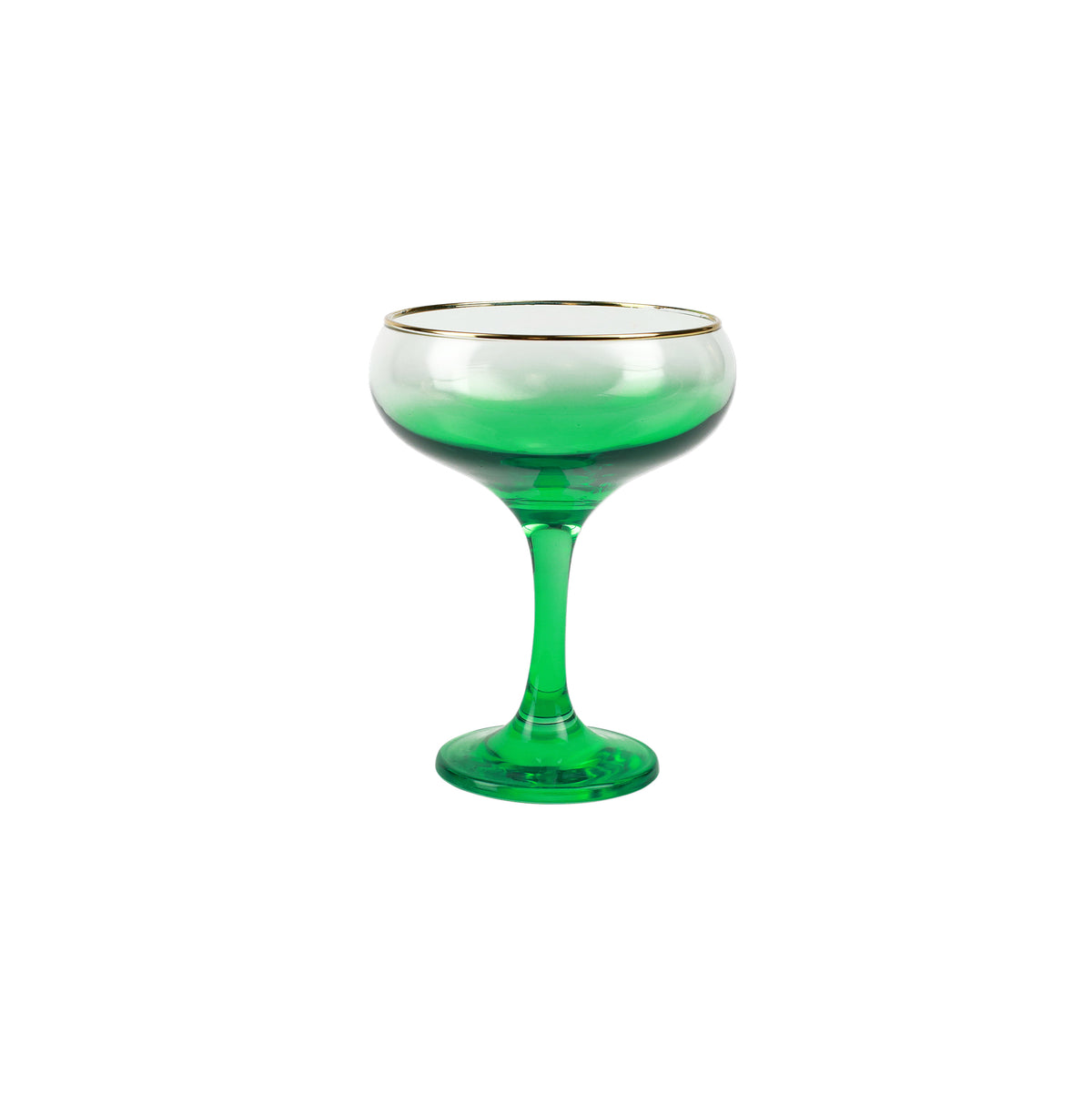 Rainbow Coupe Champagne Glass