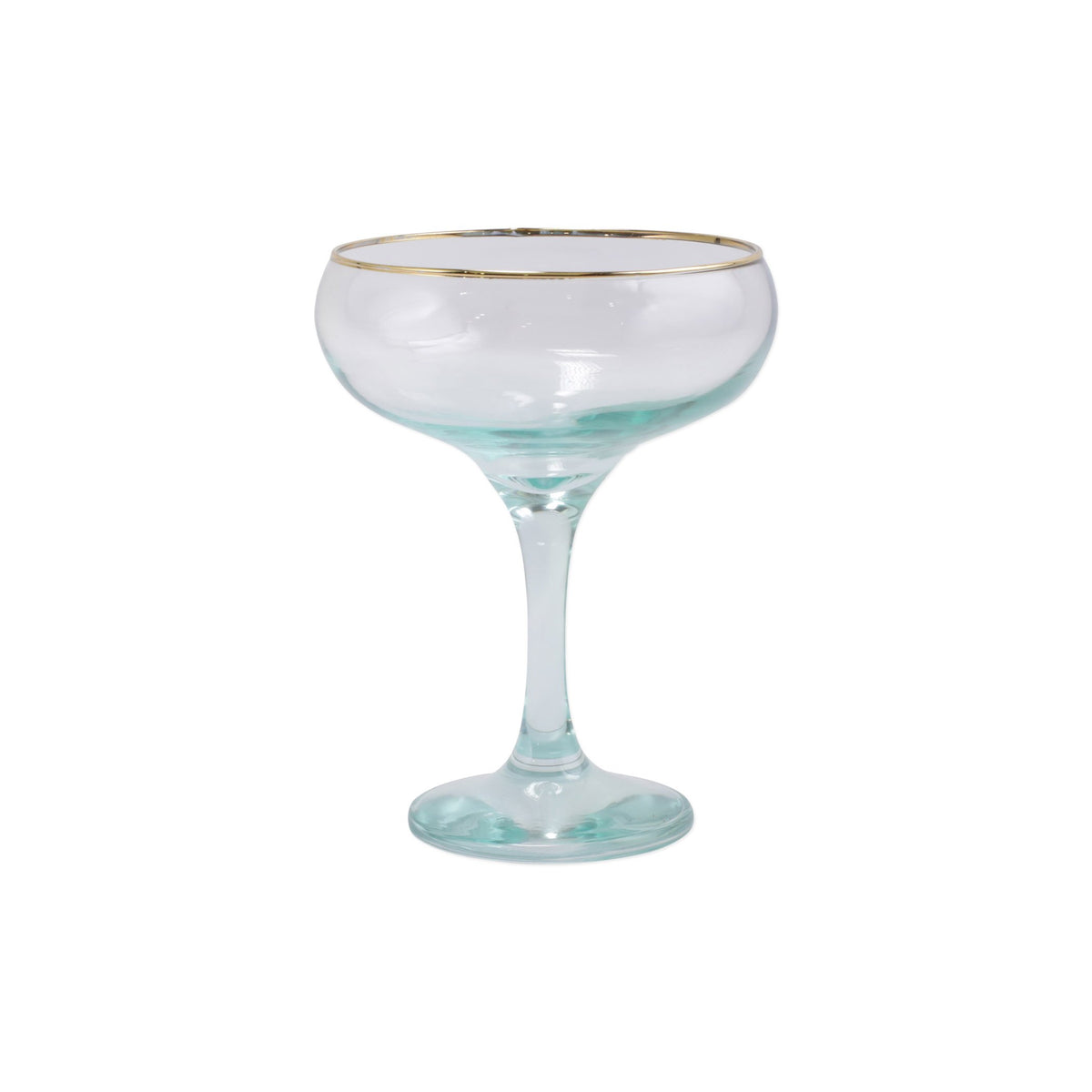 Rainbow Coupe Champagne Glass