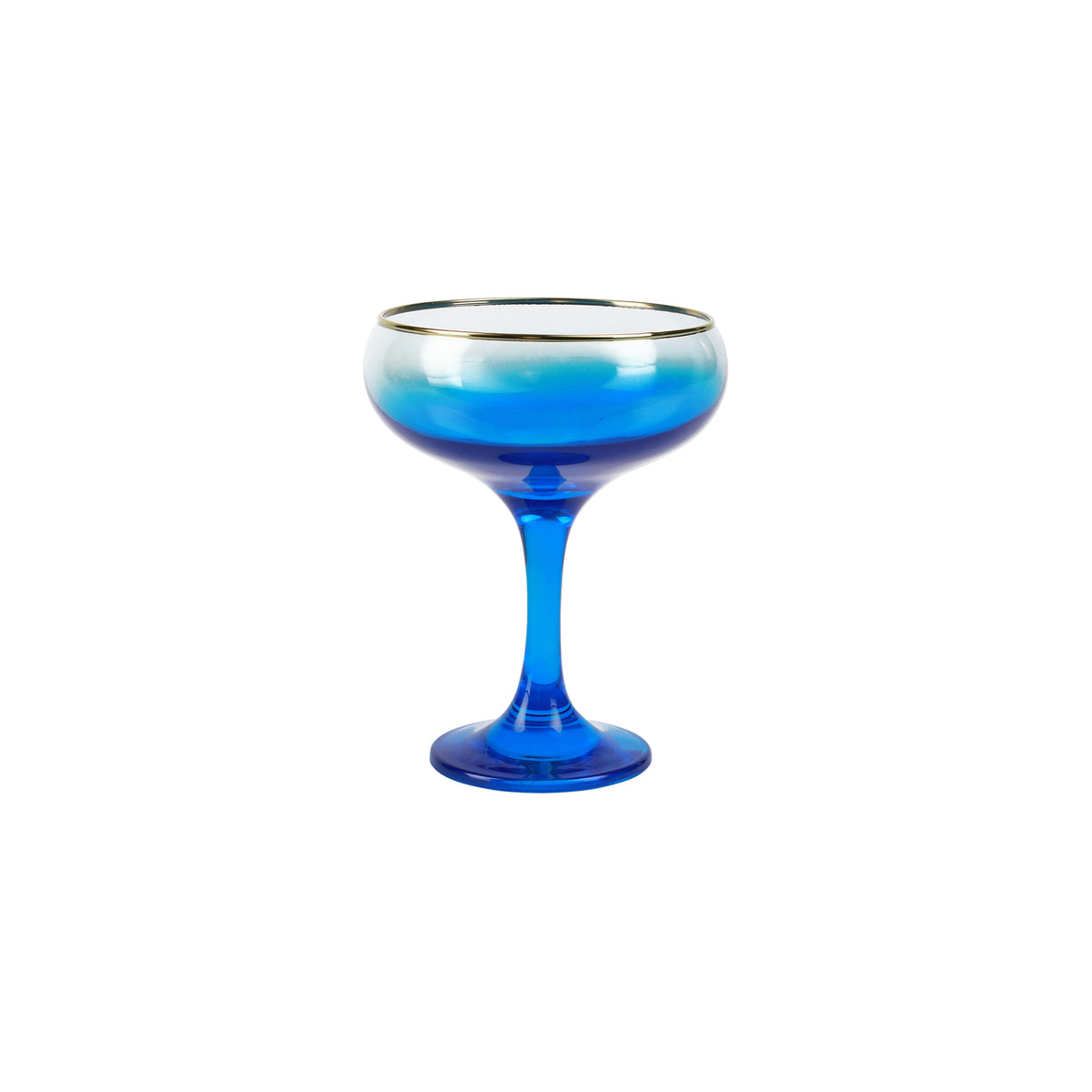 Rainbow Coupe Champagne Glass