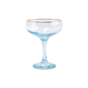 Rainbow Coupe Champagne Glass