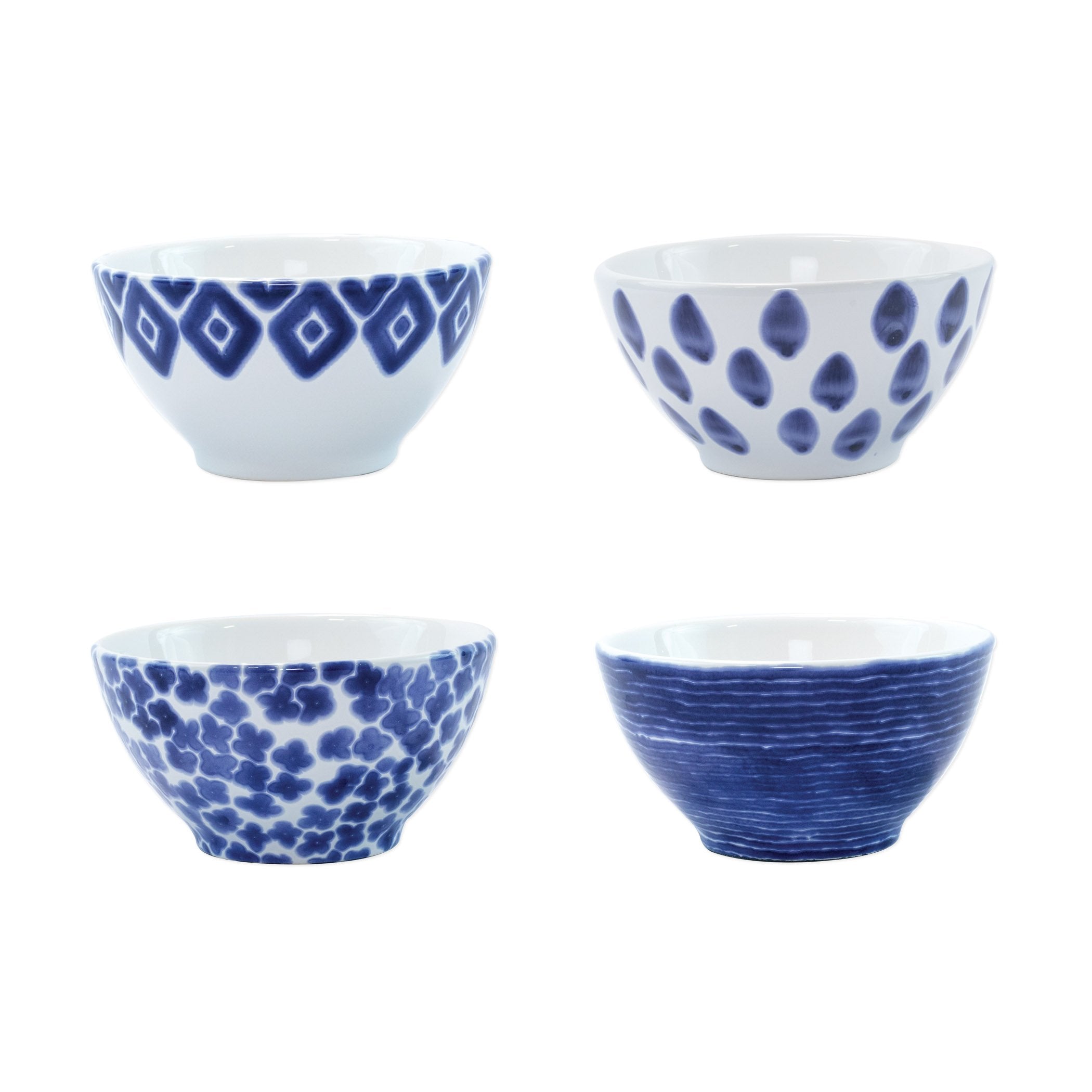 Santorini Assorted Cereal Bowls, Set of 4