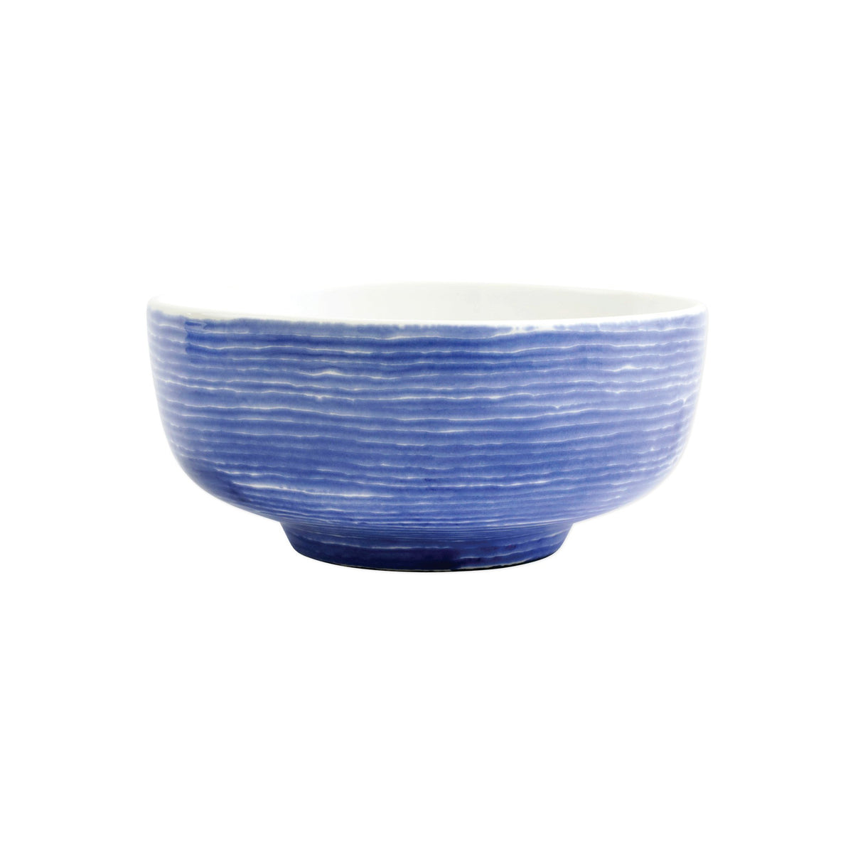 Santorini Stripe Medium-Footed Serving Bowl