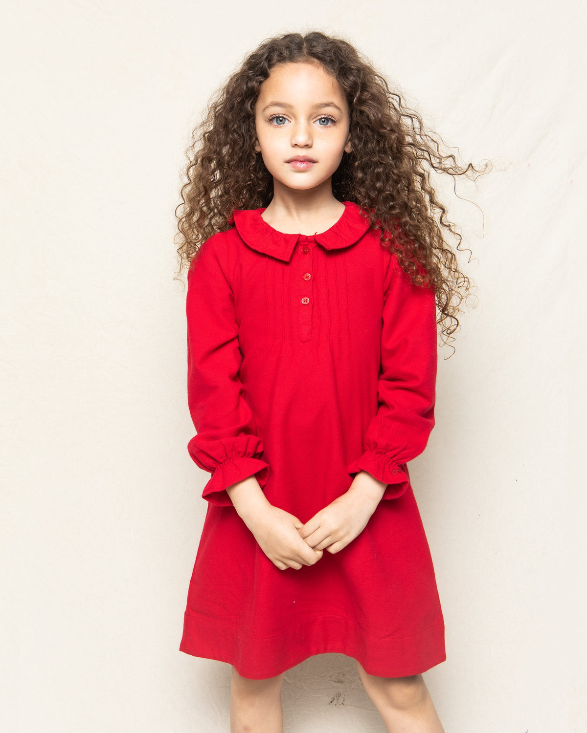 Children’s Red Flannel Victoria Nightgown