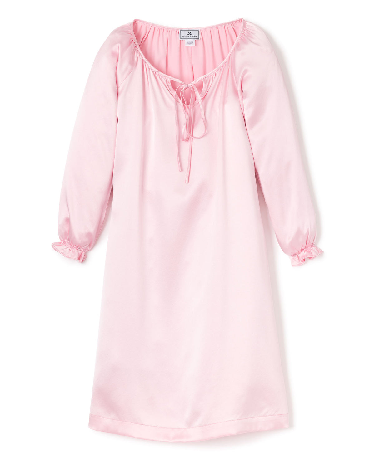 Pink Silk Delphine Nightgown