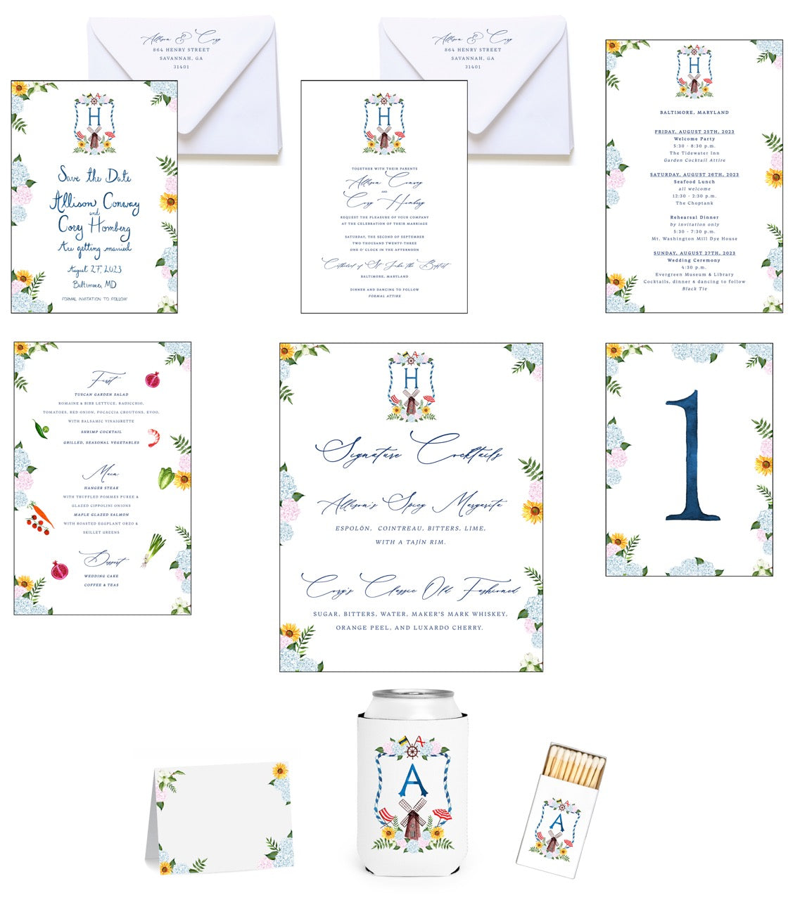 Personalized Wedding Invitation Bundle