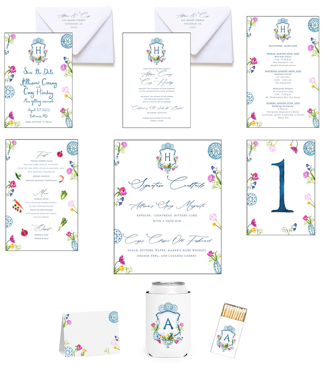 Personalized Wedding Invitation Bundle