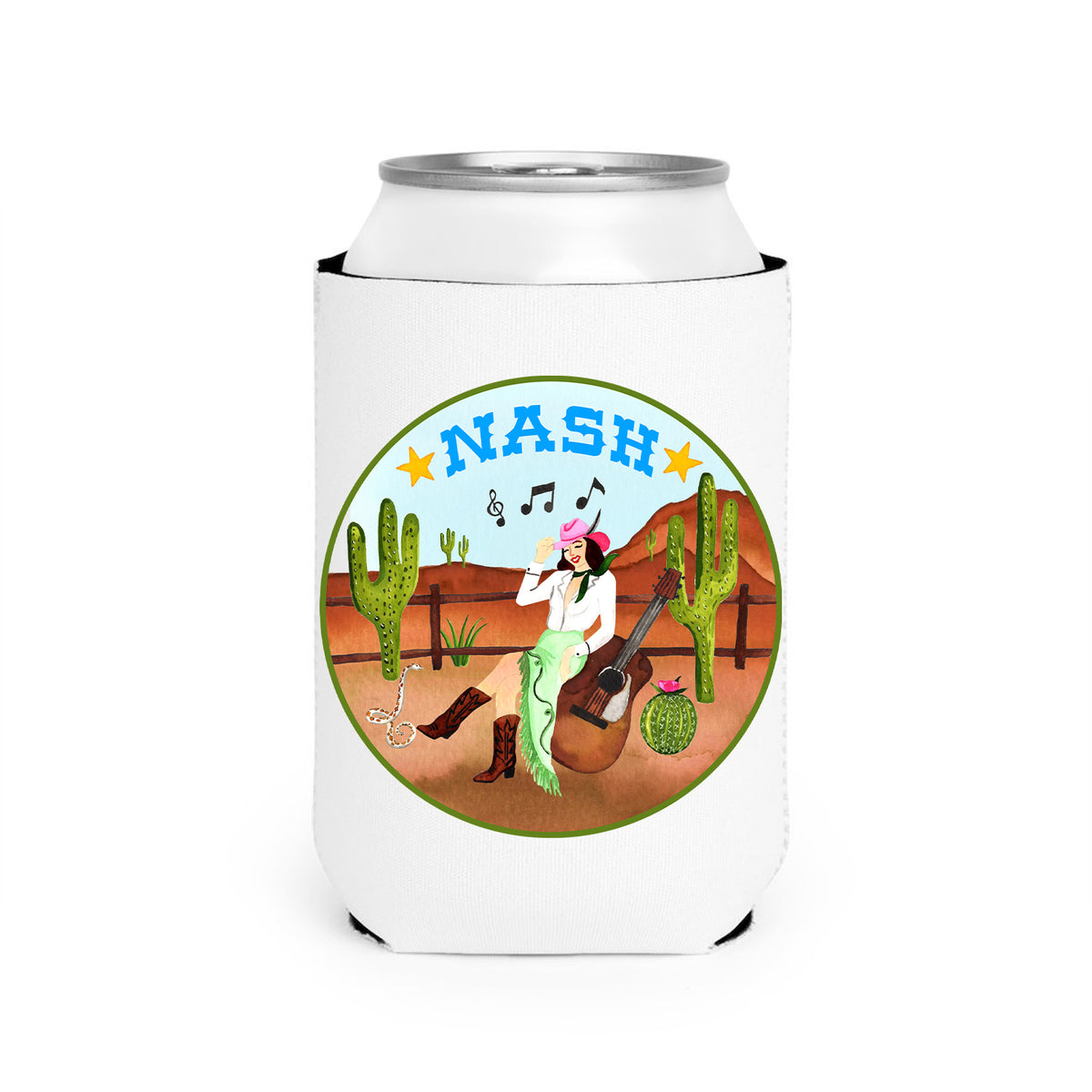 Personalized Crest Koozie