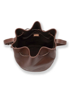 Hunting Season The Extra Large Drawstring in Nappa Leather#color_dark-brown