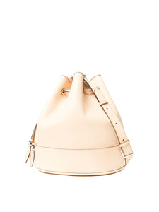 Hunting Season The Extra Large Drawstring in Nappa Leather#color_oyster