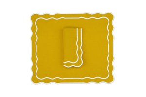 Tableau Linen Napkin and Placemat, Set of 4