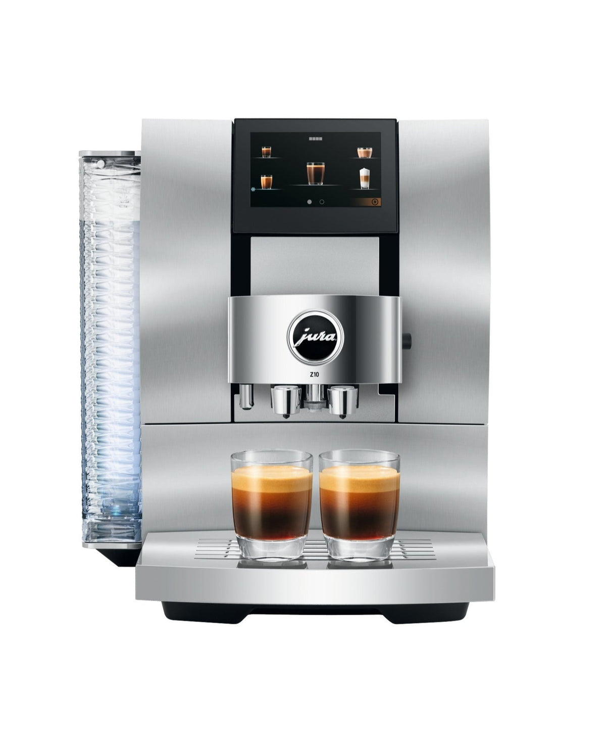 Z10 Fully Automatic Coffee Machine in Aluminum White