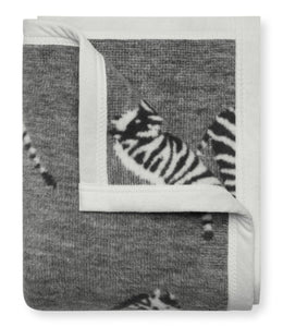 Zebra Zeal Mini Blanket