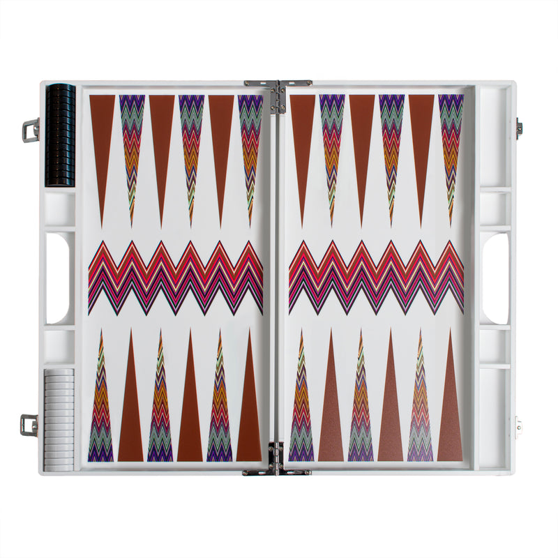 Zig Zag Backgammon Board