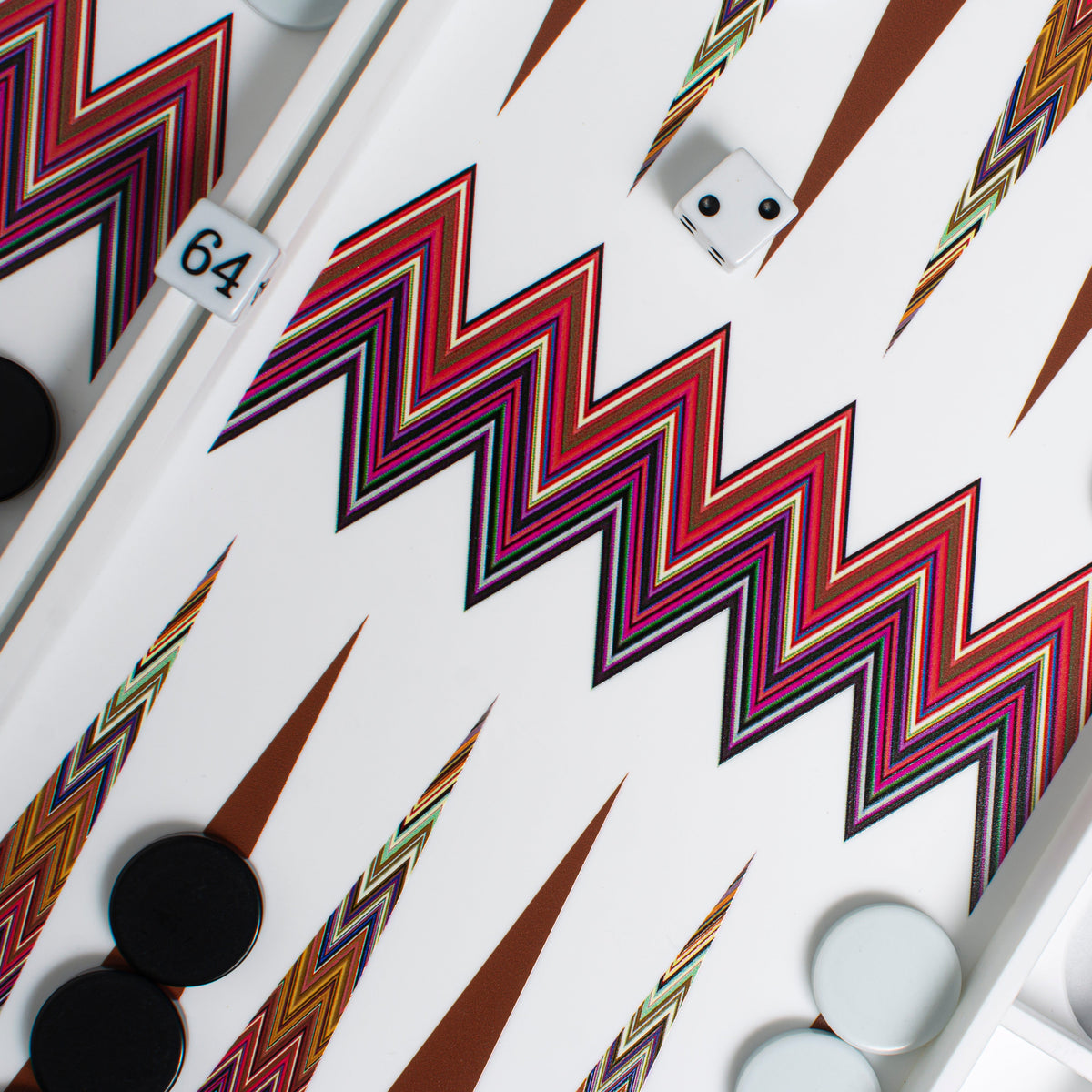 Zig Zag Backgammon Board