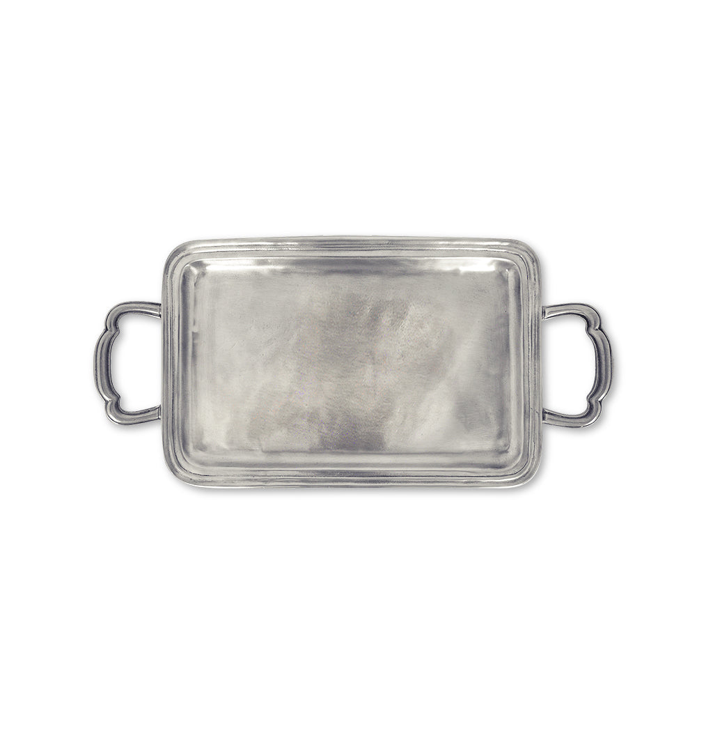 Lago Rectangle Tray with Handles, Small