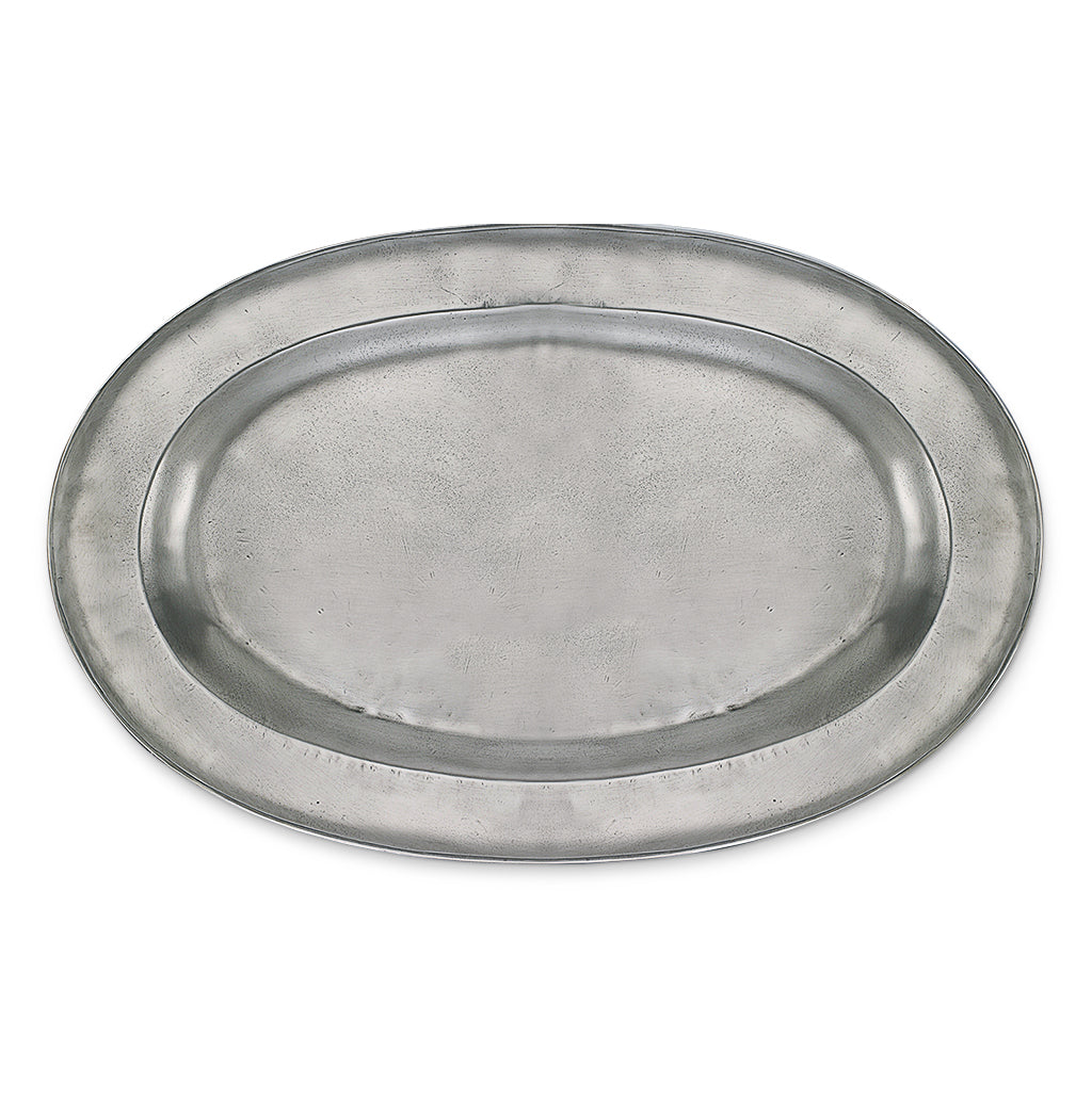 Wide Rimmed Oval Platter