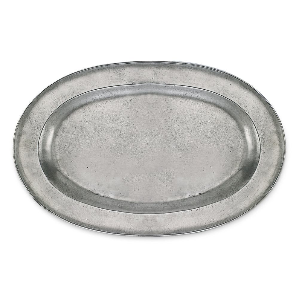 Wide Rimmed Oval Platter