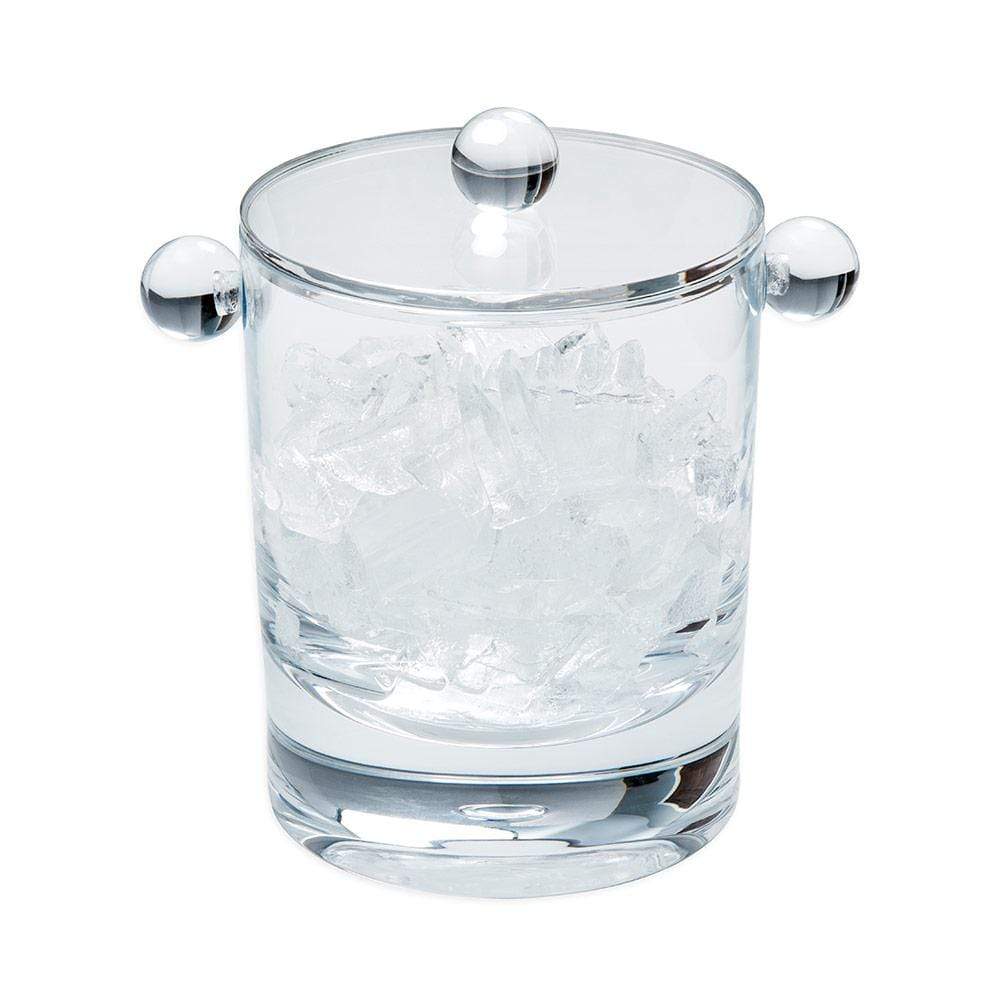 Acrylic 60oz Ice Bucket & Lid in Crystal Clear