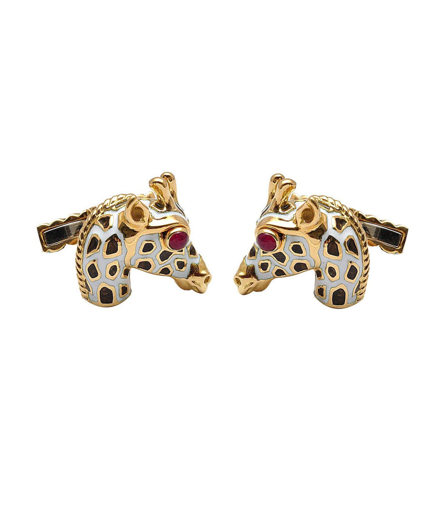 Small Giraffe Cuff Links