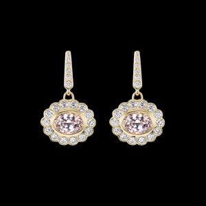 Lexie Earrings in Morganite