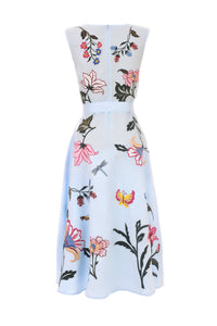 Gloriosa Embroidered Midi Dress