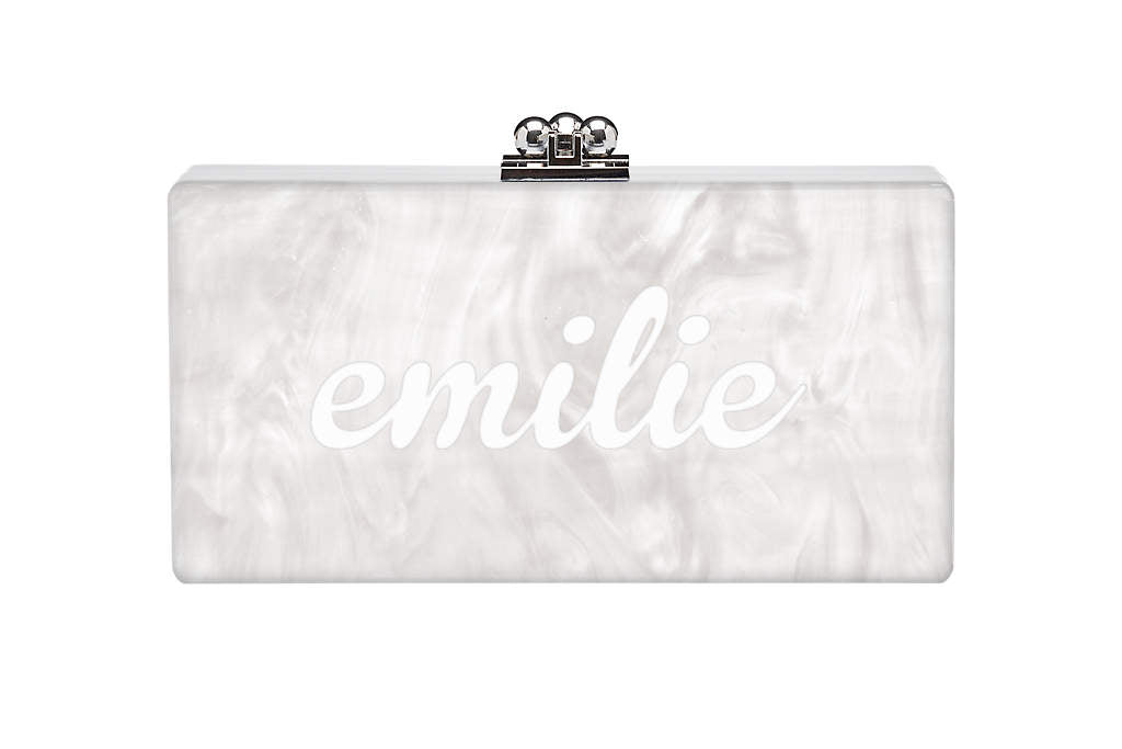 Custom Slim Jean Clutch in Pearlescent