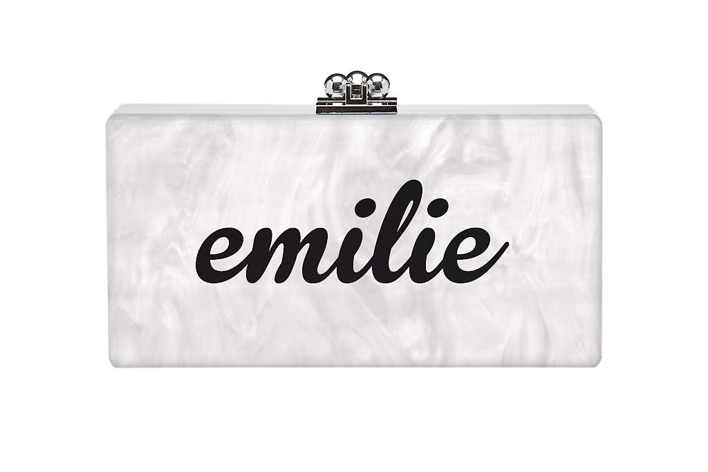 Custom Slim Jean Clutch in Pearlescent