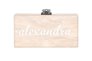 Custom Slim Jean Clutch in Pearlescent