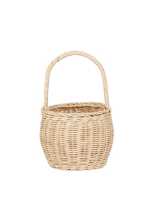 Rattan Big Berry Basket in Straw