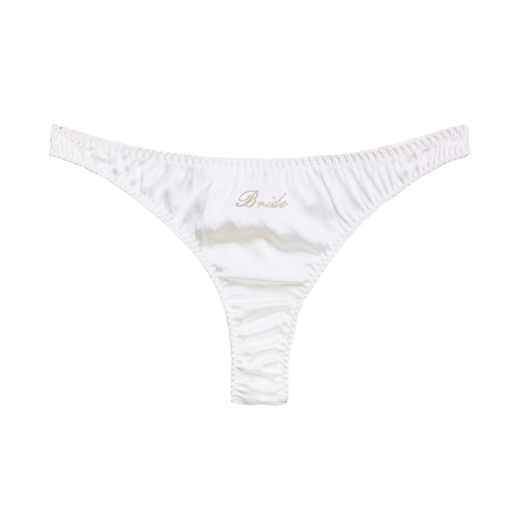Bridal Luxe Thong in Ivory