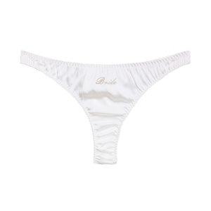 Bridal Luxe Thong in Ivory