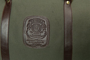 Cavalier III No. 98 Duffel Bag in Twill and Vintage Leather