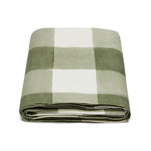 Green Gingham Tablecloth