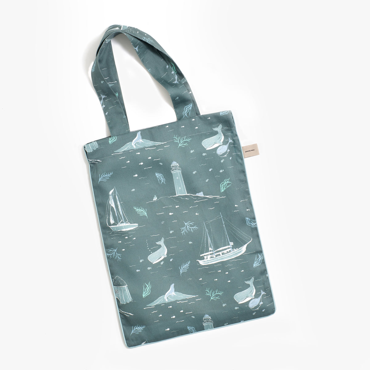 Never Stop Exploring Baby Duvet in Sea