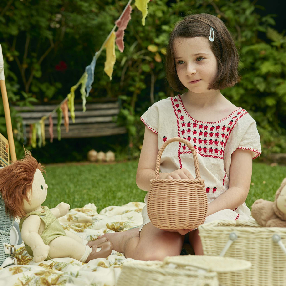 Rattan Berry Basket