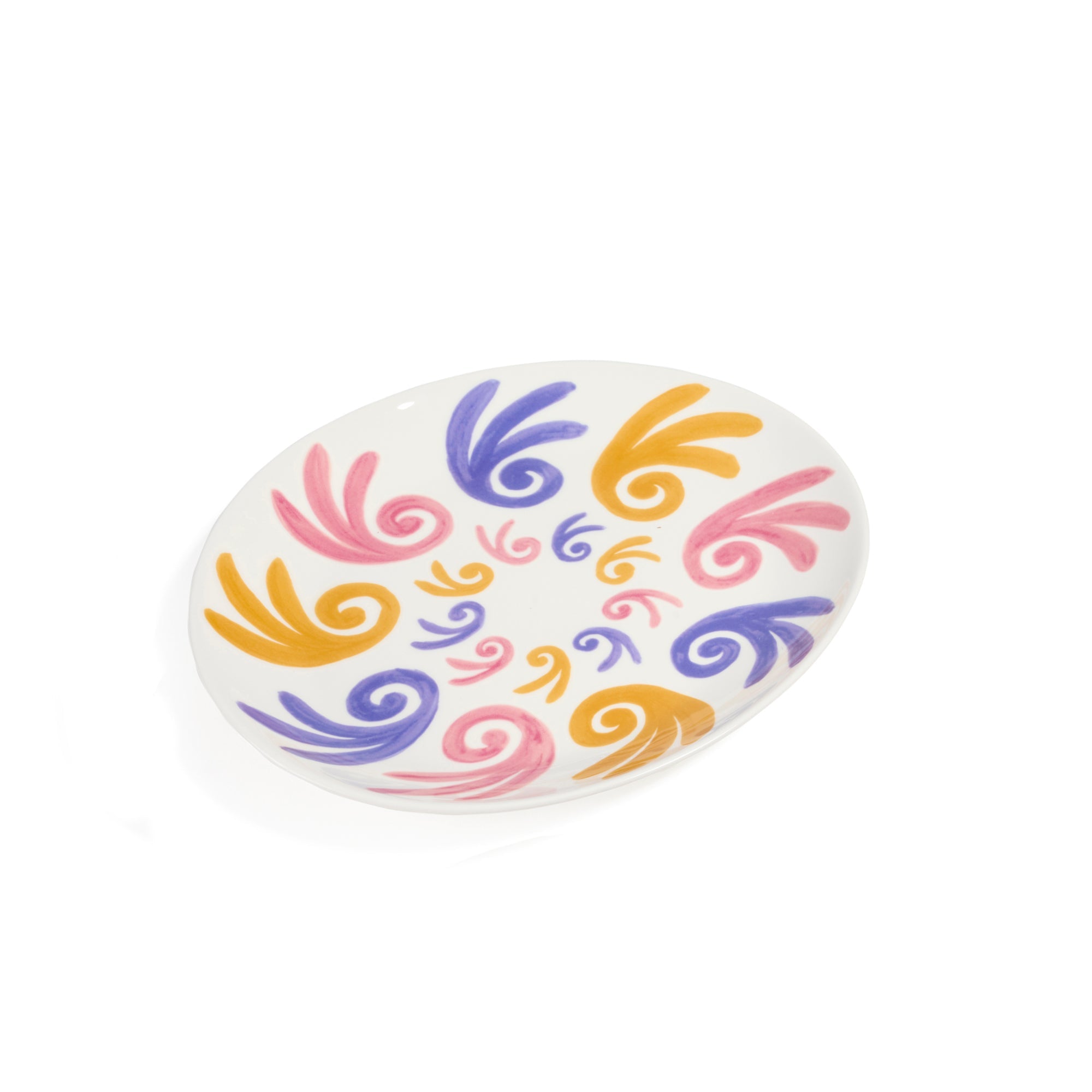 Gaia Purple & Pink Dinner Plate